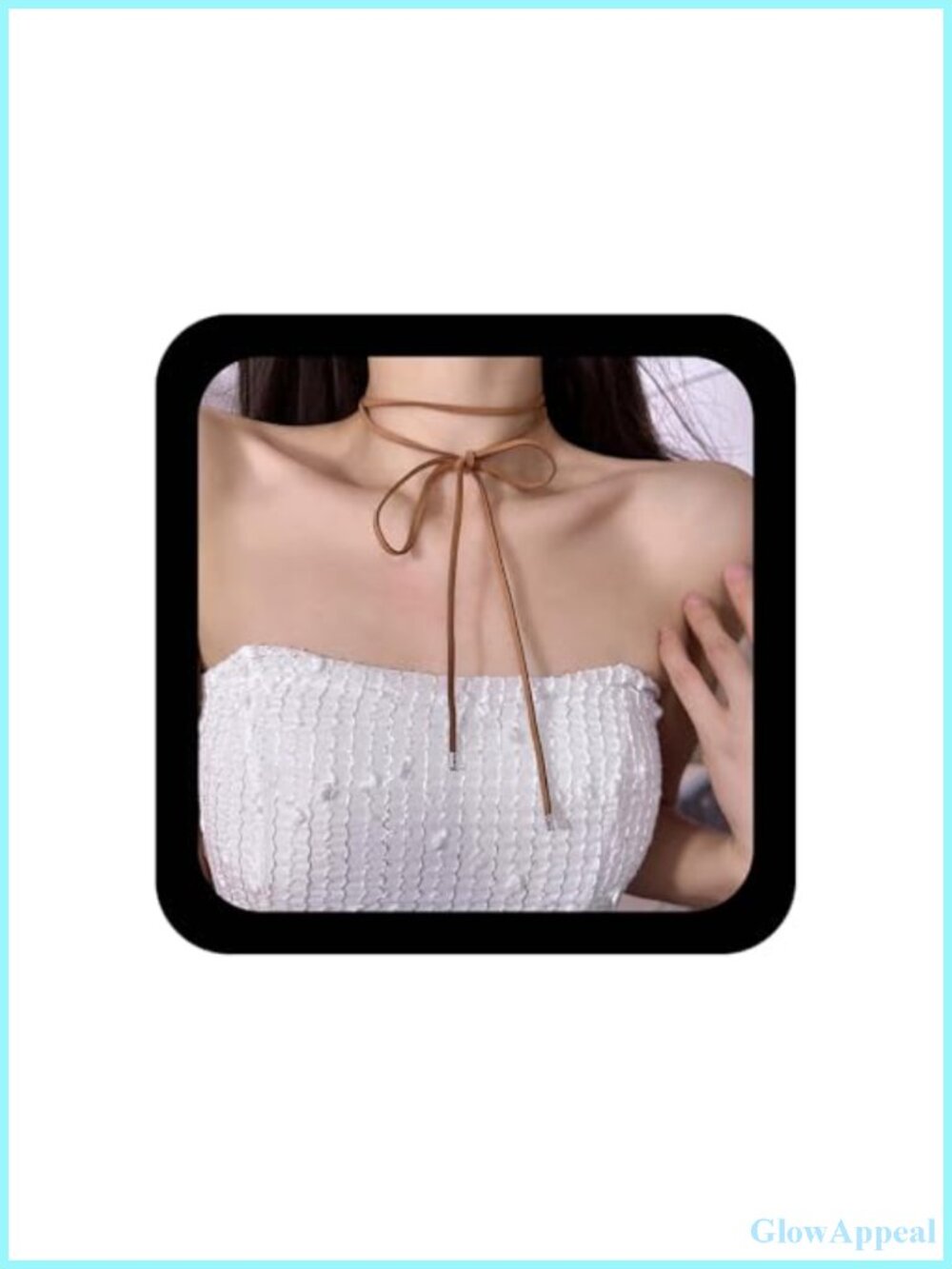 Boho Velvet Layered Necklace Long Wrap Suede Collar Necklace for Women
